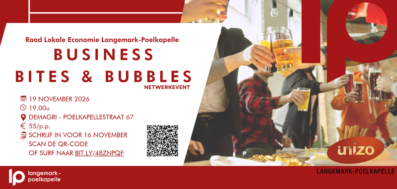 Netwerkevenement Business Bites & Bubbles